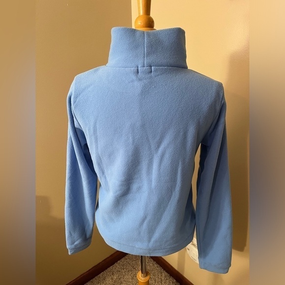 ASPEN Light Blue Mock Neck Sweatshirt Sz S NWT - Picture 2 of 4